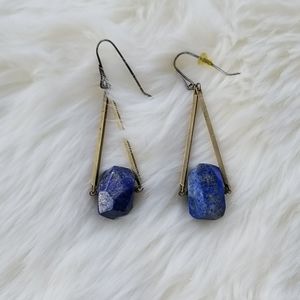 Lapis lazuli drop earings